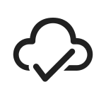 Cloud Sync Complete SVG Icon